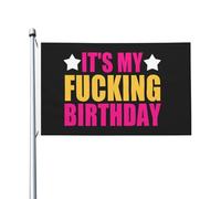 Drapeau De Jardin C'est mon putain d'anniversaire pelouse drapeaux