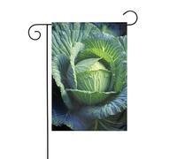 Drapeau de jardin chou lumineux 30,5 x 45,7 cm double face vertical, ne se décolore pas, bannière pour ferme, cour, décoration extérieure