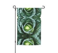 Drapeau de jardin Chou lumineux 30,5 x 45,7 cm - Drapeau décoratif en polyester imprimé double face durable pour cour, terrasse et balcon