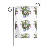 Drapeau de jardin coloré avec image de gloire du matin, décoration de cour, 12x18 pouces pour balcon de terrasse de jardin