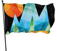 Drapeau de jardin coloré saisonnier Cali Bear, drapeau de jeu 3 x 5 pieds décorations pour la maison en plein air