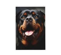 Drapeau de jardin « Cool Rottweiler » - Motif chien - 61 x 91 cm - Ne se décolore pas - Double face - Bannière d'extérieur pour cour, porche, pelouse
