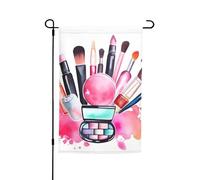Drapeau de jardin cosmétique aquarelle 30,5 x 45,7 cm double face printemps été décoratif bannière drapeau de cour petit drapeau saisonnier vacances décoration extérieure