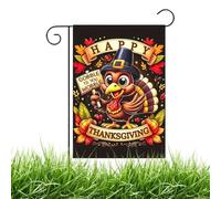 Drapeau de jardin d'automne - Joyeux Thanksgiving dinde panneaux de jardin | Bannière de maison Décorations saisonnières, pour jardin pelouse allée arrière-cour terrasse mur porte d'entrée entrée