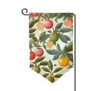 Drapeau de jardin de 30,5 x 45,7 cm, bannière extérieure double face, drapeau de bienvenue saisonnier, décoration extérieure, plantes et fruits pour terrasse, pelouse et décoration de jardin