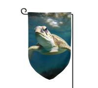 Drapeau de jardin de 30,5 x 45,7 cm, bannière extérieure double face, drapeau de bienvenue saisonnier, décoration extérieure, ferme, tutrle sous-marine pour terrasse, pelouse et décoration de jardin