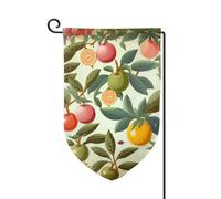 Drapeau de jardin de 30,5 x 45,7 cm, bannière extérieure double face, drapeau de bienvenue saisonnier, décoration extérieure, plantes et fruits pour terrasse, pelouse et décoration de jardin