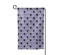 Drapeau de jardin de 30,5 x 45,7 cm, bannière extérieure double face, drapeau de bienvenue saisonnier, drapeau de cour de bienvenue pour extérieur, ferme, manoir hanté pour terrasse, pelouse et