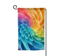 Drapeau de jardin de 30,5 x 45,7 cm, bannière extérieure double face, drapeau de bienvenue saisonnière, décoration extérieure, ferme, drapeaux dynamiques arc-en-ciel pour terrasse, pelouse et