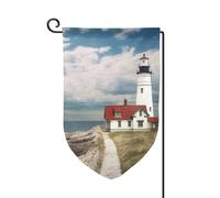 Drapeau de jardin de 30,5 x 45,7 cm, bannière extérieure double face, drapeau de bienvenue saisonnière, décoration extérieure, phare de ferme, drapeaux pour terrasse, pelouse et décoration de jardin