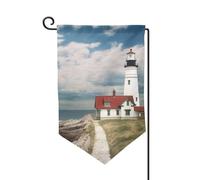 Drapeau de jardin de 30,5 x 45,7 cm, bannière extérieure double face, drapeau de bienvenue saisonnière, décoration extérieure, phare de ferme, drapeaux pour terrasse, pelouse et décoration de jardin