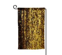 Drapeau de jardin de 30,5 x 45,7 cm, bannière extérieure double face, drapeau de bienvenue saisonnière, décoration extérieure, ferme, drapeaux à paillettes dorées pour terrasse, pelouse et décoration