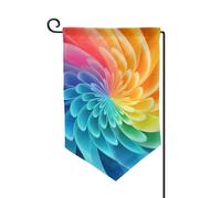 Drapeau de jardin de 30,5 x 45,7 cm, bannière extérieure double face, drapeau de bienvenue saisonnière, décoration extérieure, ferme, drapeaux dynamiques arc-en-ciel pour terrasse, pelouse et