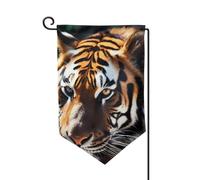 Drapeau de jardin de 30,5 x 45,7 cm, bannière extérieure double face, drapeau de bienvenue saisonnière, décoration extérieure, ferme, animaux sauvages, drapeaux tigre pour terrasse, pelouse et