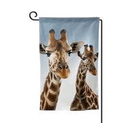 Drapeau de jardin de 30,5 x 45,7 cm, bannière extérieure double face, drapeau de bienvenue saisonnière, décoration extérieure, col de girafe pour terrasse, pelouse et décoration de jardin