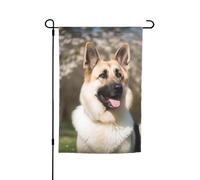 Drapeau de jardin de berger allemand 30,5 x 45,7 cm double face printemps été décoratif bannière drapeau de cour petit drapeau saisonnier vacances décoration extérieure