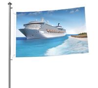Drapeau de jardin de bienvenue 6 x 91 cm double face pour bateau de croisière en bord de mer pour l'extérieur de la maison, drapeau décoratif pour intérieur et extérieur pour toutes les saisons