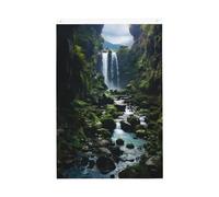Drapeau de jardin de bienvenue cascade falaise 61 x 91 cm double face qui ne se décolore pas pour maison, cour, porche, pelouse, décoration extérieure