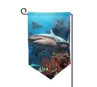 Drapeau de jardin de bienvenue pour extérieur de petite cour, 31,8 x 45,7 cm, double face, résistant aux intempéries, drapeau vertical pour ferme, extérieur, pelouse, terrasse