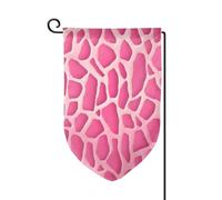 Drapeau de jardin de bienvenue pour extérieur de petite cour, 31,8 x 45,7 cm, double face, résistant aux intempéries, drapeau vertical texture girafe pour ferme, extérieur, pelouse, terrasse