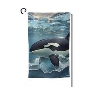 Drapeau de jardin de bienvenue pour extérieur de petite cour, 31,8 x 45,7 cm, double face, résistant aux intempéries, drapeau vertical pour ferme, extérieur, pelouse, terrasse