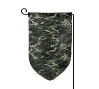 Drapeau de jardin de bienvenue pour extérieur de petite cour, 31,8 x 45,7 cm, double face, résistant aux intempéries, drapeau vertical camouflage pour ferme, extérieur, pelouse, terrasse