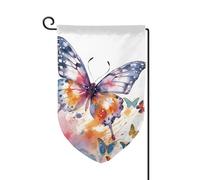 Drapeau de jardin de bienvenue pour extérieur de petite cour, 31,8 x 45,7 cm, double face, résistant aux intempéries, drapeau vertical pour ferme, extérieur, pelouse, terrasse