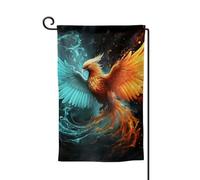Drapeau de jardin de bienvenue pour extérieur de petite cour, 31,8 x 45,7 cm, double face, résistant aux intempéries, drapeau vertical au feu et à l'eau, pour ferme, extérieur, pelouse, terrasse