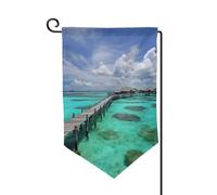 Drapeau de jardin de bienvenue pour extérieur de petite cour, 31,8 x 45,7 cm, double face, résistant aux intempéries, drapeau vertical pour ferme, extérieur, pelouse, terrasse