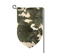 Drapeau de jardin de bienvenue pour extérieur de petite cour, 31,8 x 45,7 cm, double face, résistant aux intempéries, camouflage militaire, drapeau vertical pour ferme, extérieur, pelouse, terrasse