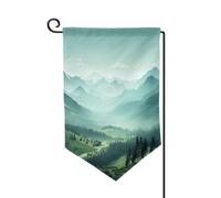Drapeau de jardin de bienvenue pour extérieur de petite cour, 31,8 x 45,7 cm, double face, résistant aux intempéries, drapeau vertical pour ferme, extérieur, pelouse, terrasse