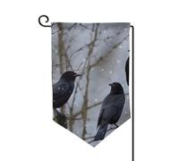 Drapeau de jardin de bienvenue pour extérieur de petite cour, 31,8 x 45,7 cm, double face, résistant aux intempéries, drapeau vertical pour ferme, extérieur, pelouse, terrasse