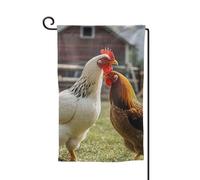 Drapeau de jardin de bienvenue pour extérieur de petite cour, 31,8 x 45,7 cm, double face, résistant aux intempéries, drapeau vertical pour ferme, extérieur, pelouse, terrasse