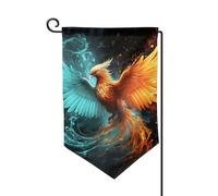 Drapeau de jardin de bienvenue pour extérieur de petite cour, 31,8 x 45,7 cm, double face, résistant aux intempéries, drapeau vertical au feu et à l'eau, pour ferme, extérieur, pelouse, terrasse