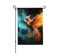 Drapeau de jardin de bienvenue pour extérieur de petite cour, 71,1 x 101,6 cm, double face, résistant aux intempéries, drapeau vertical au feu et à l'eau, pour ferme, extérieur, pelouse, terrasse