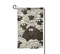 Drapeau de jardin de bienvenue pour l'extérieur - 31,8 x 45,7 cm - Double face résistant aux intempéries - Drapeau vertical pour ferme, extérieur, pelouse, terrasse
