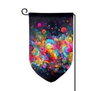 Drapeau de jardin de bienvenue pour l'extérieur - 31,8 x 45,7 cm - Double face résistant aux intempéries - Beau drapeau vertical coloré pour ferme, extérieur, pelouse, terrasse