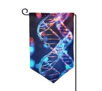 Drapeau de jardin de bienvenue pour l'extérieur - 31,8 x 45,7 cm - Double face - Résistant aux intempéries - Drapeau génétique à hélice vertical pour ferme, extérieur, pelouse, terrasse
