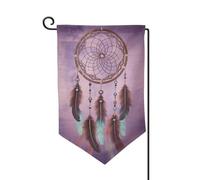 Drapeau de jardin de bienvenue pour l'extérieur - 31,8 x 45,7 cm - Double face résistant aux intempéries - Attrape-rêves vertical pour ferme, extérieur, pelouse, terrasse