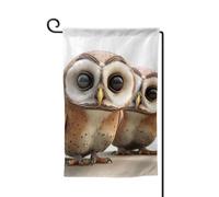 Drapeau de jardin de bienvenue pour l'extérieur - 31,8 x 45,7 cm - Double face résistant aux intempéries - Drapeau vertical amusant pour ferme, extérieur, pelouse, terrasse