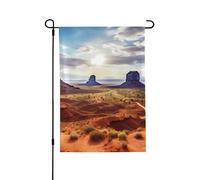 Drapeau de jardin de bienvenue pour l'extérieur - 71,1 x 101,6 cm - Double face résistant aux intempéries - Drapeau vertical pour ferme, extérieur, pelouse, terrasse