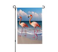 Drapeau de jardin de bienvenue pour l'extérieur - 71,1 x 101,6 cm - Double face résistant aux intempéries - Drapeau vertical pour maison de ferme, extérieur, pelouse, terrasse