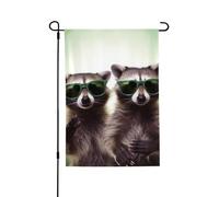 Drapeau de jardin de bienvenue pour l'extérieur - 71,1 x 101,6 cm - Double face résistant aux intempéries - Drapeau vertical amusant pour ferme, extérieur, pelouse, terrasse