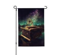 Drapeau de jardin de bienvenue pour l'extérieur - 71,1 x 101,6 cm - Double face résistant aux intempéries - Boîte à musique de rêve - Drapeaux verticaux pour ferme, extérieur, pelouse, terrasse