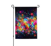 Drapeau de jardin de bienvenue pour l'extérieur - 71,1 x 101,6 cm - Double face résistant aux intempéries - Beau drapeau vertical coloré pour ferme, extérieur, pelouse, terrasse