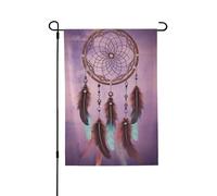 Drapeau de jardin de bienvenue pour l'extérieur - 71,1 x 101,6 cm - Double face résistant aux intempéries - Attrape-rêves vertical pour ferme, extérieur, pelouse, terrasse