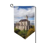 Drapeau de jardin de bienvenue pour l'extérieur de petite cour, 31,8 x 45,7 cm, double face, résistant aux intempéries, drapeau vertical monuments historiques de l'Arménie pour décoration de ferme