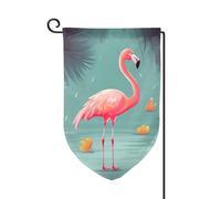 Drapeau de jardin de bienvenue pour l'extérieur de petite cour, 31,8 x 45,7 cm, double face, résistant aux intempéries, drapeau vertical amusant pour ferme, extérieur, pelouse, terrasse