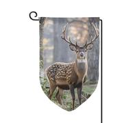 Drapeau de jardin de bienvenue pour l'extérieur de petite cour, 31,8 x 45,7 cm, double face, résistant aux intempéries, drapeau vertical pour ferme, extérieur, pelouse, terrasse