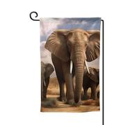 Drapeau de jardin de bienvenue pour l'extérieur de petite cour, 31,8 x 45,7 cm, double face, résistant aux intempéries, drapeau vertical pour ferme, extérieur, pelouse, terrasse